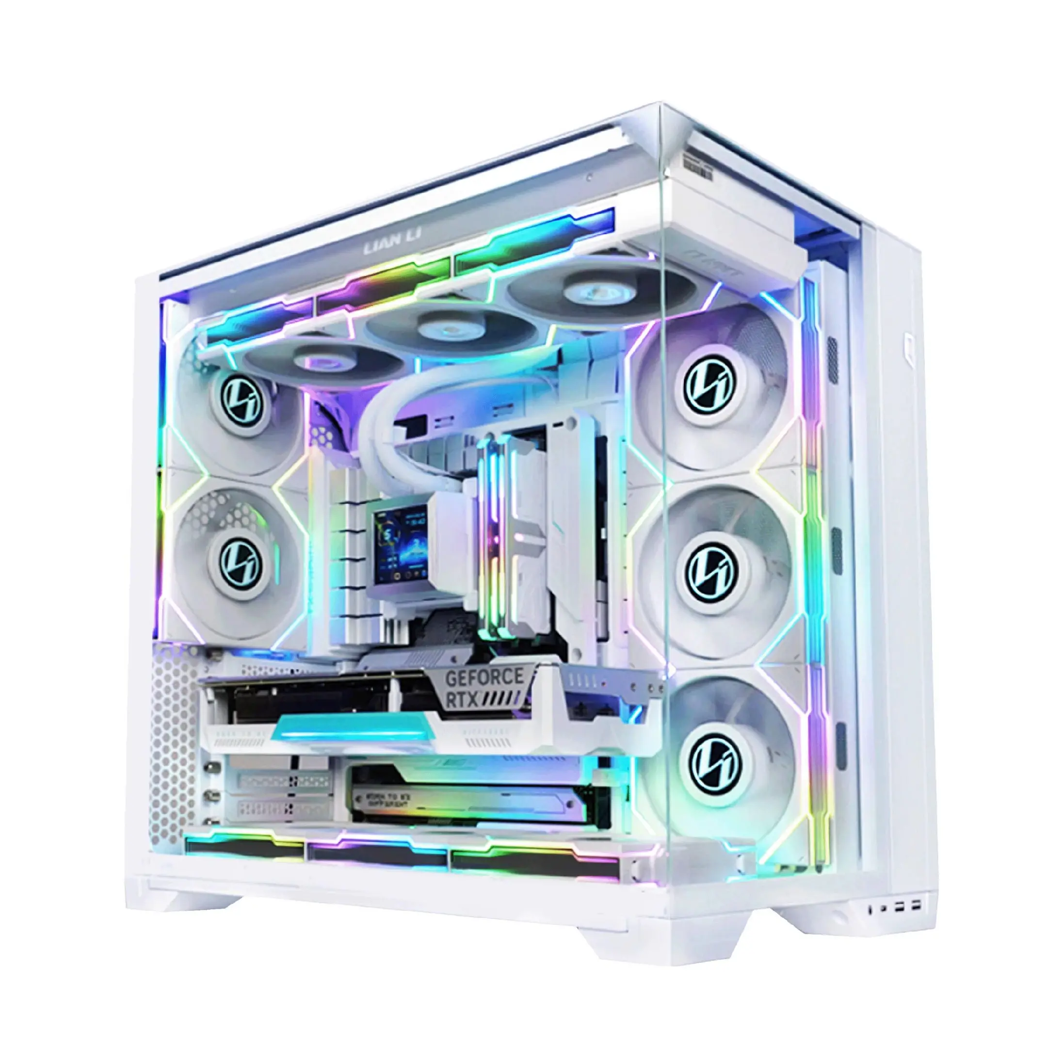 Lian Li кутия Case E-ATX - O11 Vision Compact - White - image 4