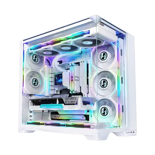 Lian Li кутия Case E-ATX - O11 Vision Compact - White - image 4