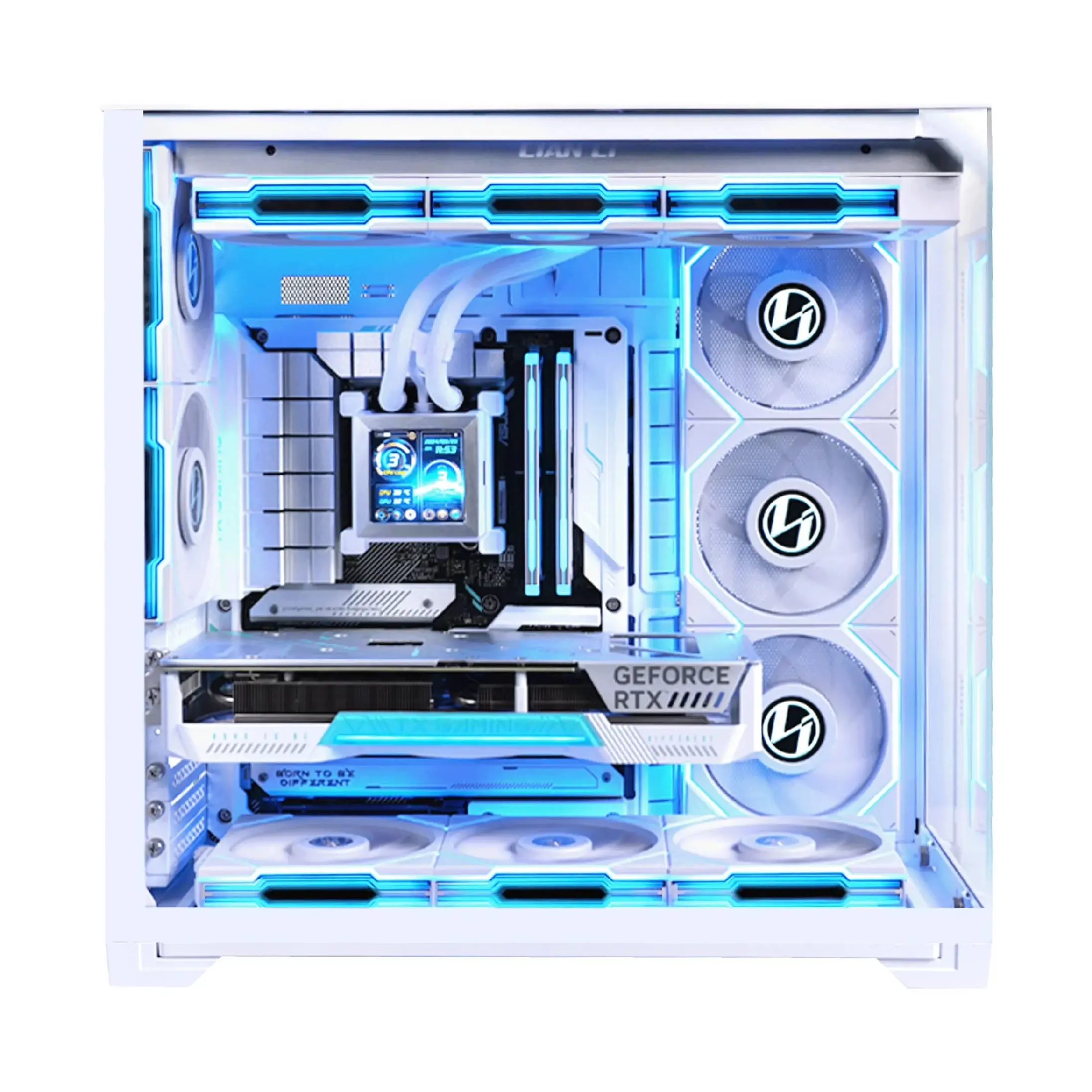 Lian Li кутия Case E-ATX - O11 Vision Compact - White - image 5