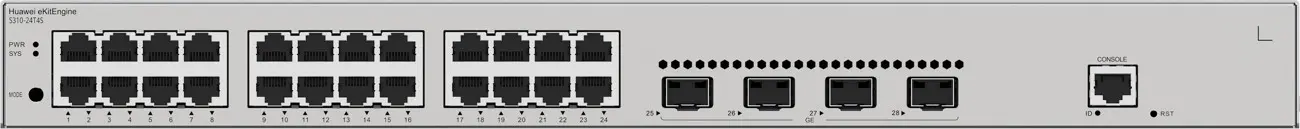Комутатор Huawei S310-24T4S, 24x1G SFP, 4x1G SFP, L2+ - image 2