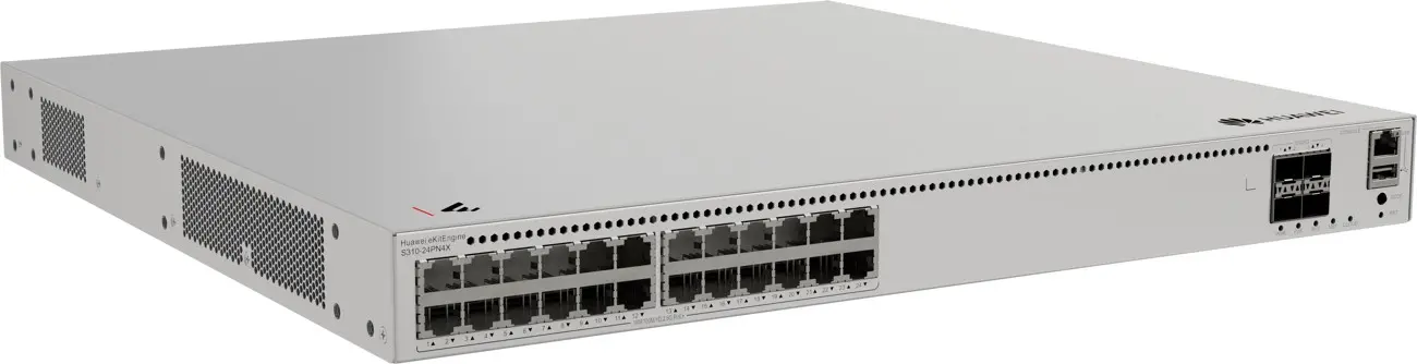 Комутатор Huawei S310-24PN4X, 24x2.5G POE+, 4x10G SFP+, L2+, 400W - image 1