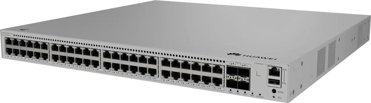 Комутатор Huawei S310-48PN4X, 48x2.5G POE+, 4x10G SFP+, 360W, L2+ - image 1