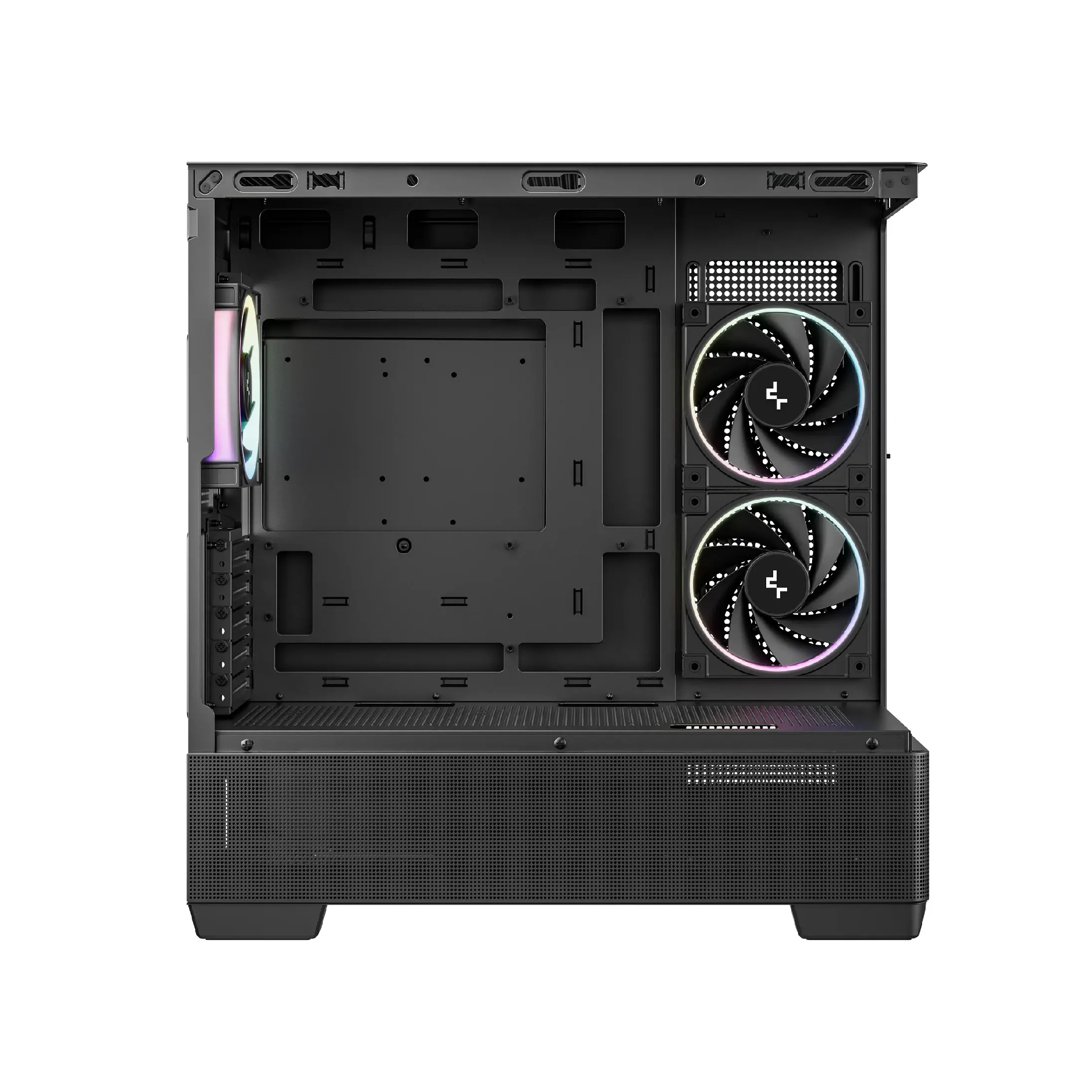 DeepCool кутия Case ATX - CG380U 3F - 3 ARGB Fans, USB-C - image 2