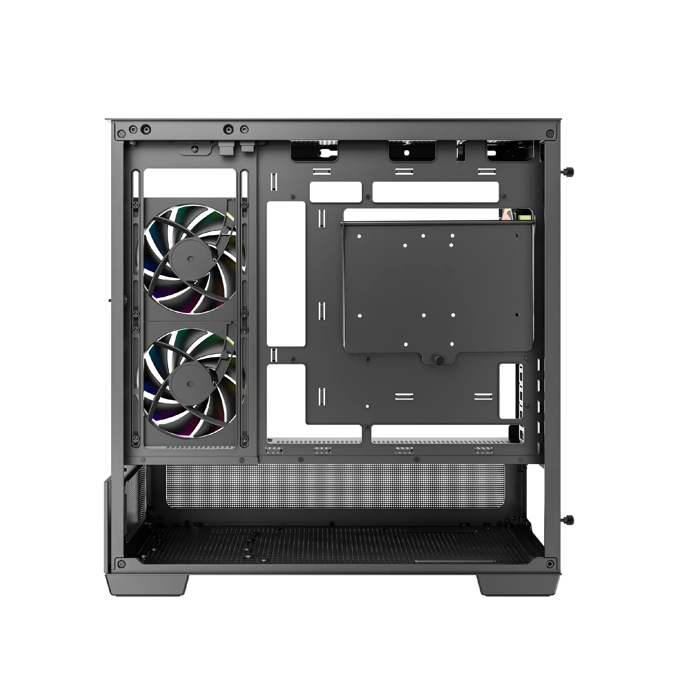 DeepCool кутия Case ATX - CG380U 3F - 3 ARGB Fans, USB-C - image 3