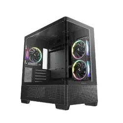 DeepCool кутия Case ATX - CG380U 3F - 3 ARGB Fans, USB-C