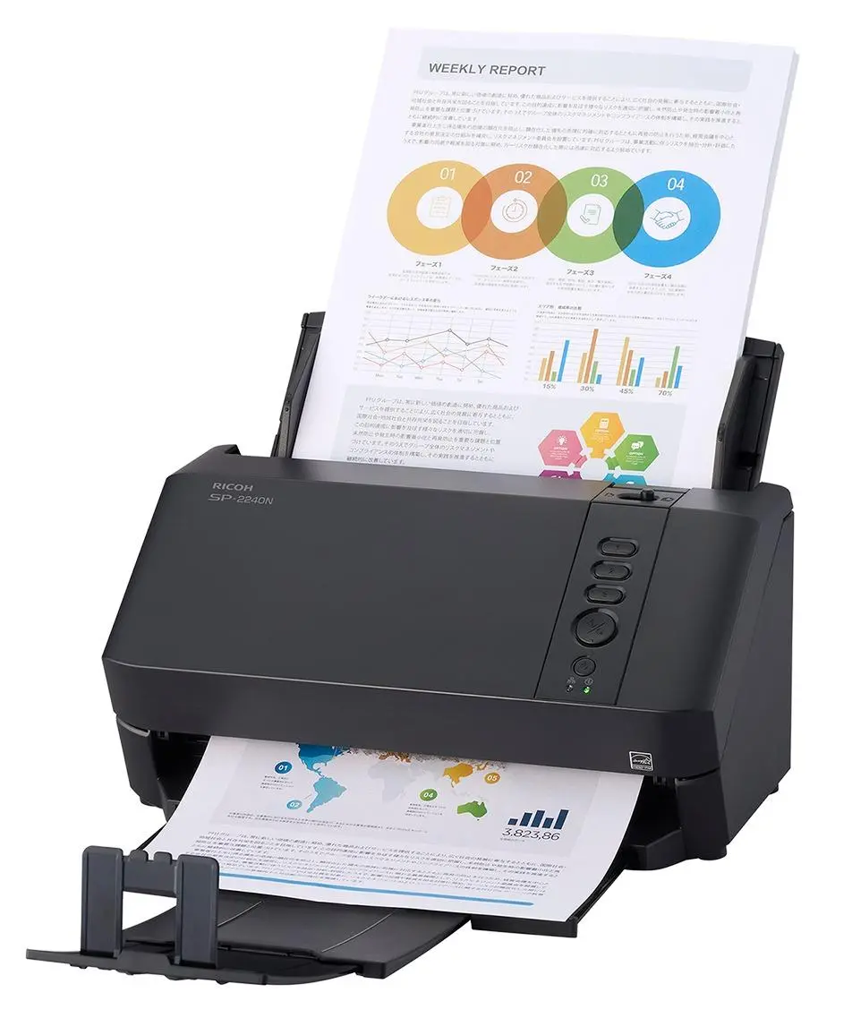 Скенер Ricoh SP-2240N, A4, ADF USB 3.2 LED, 40ppm - image 2