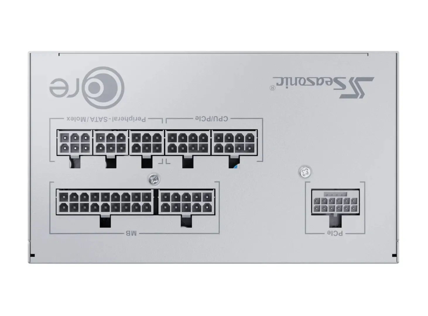 Seasonic захранване PSU ATX 3.1 650W Gold, Full Modular, PCIe 5.1 - CORE GX-650 V2 White - SRP-CGX651-A5A32SF-W - image 5