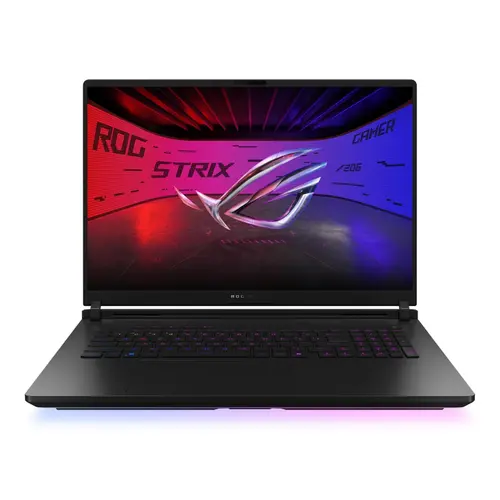 Лаптоп, Asus Strix G18 G835LXG-TQ489X, Ultra 9 290HX Plus 2.7 GHz (36MB Cache, up to 5.5 GHz, 24 cores ,18.0 WQXGA(2560X1600) Mini Led, 500nits, AG,240Hz,64GB (2x32GB DDR5-5600) ,2TB , RTX5090 24GB ,Wi-Fi 7 ,Backlit Kbd 1-Zone RGB,Windows 11 PRO,Off Black - 2