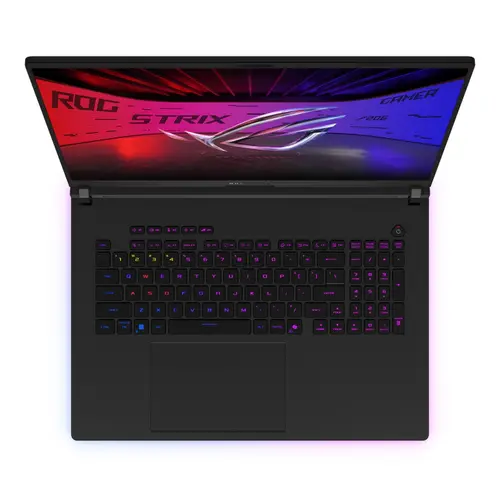 Лаптоп, Asus Strix G18 G835LXG-TQ489X, Ultra 9 290HX Plus 2.7 GHz (36MB Cache, up to 5.5 GHz, 24 cores ,18.0 WQXGA(2560X1600) Mini Led, 500nits, AG,240Hz,64GB (2x32GB DDR5-5600) ,2TB , RTX5090 24GB ,Wi-Fi 7 ,Backlit Kbd 1-Zone RGB,Windows 11 PRO,Off Black - 5