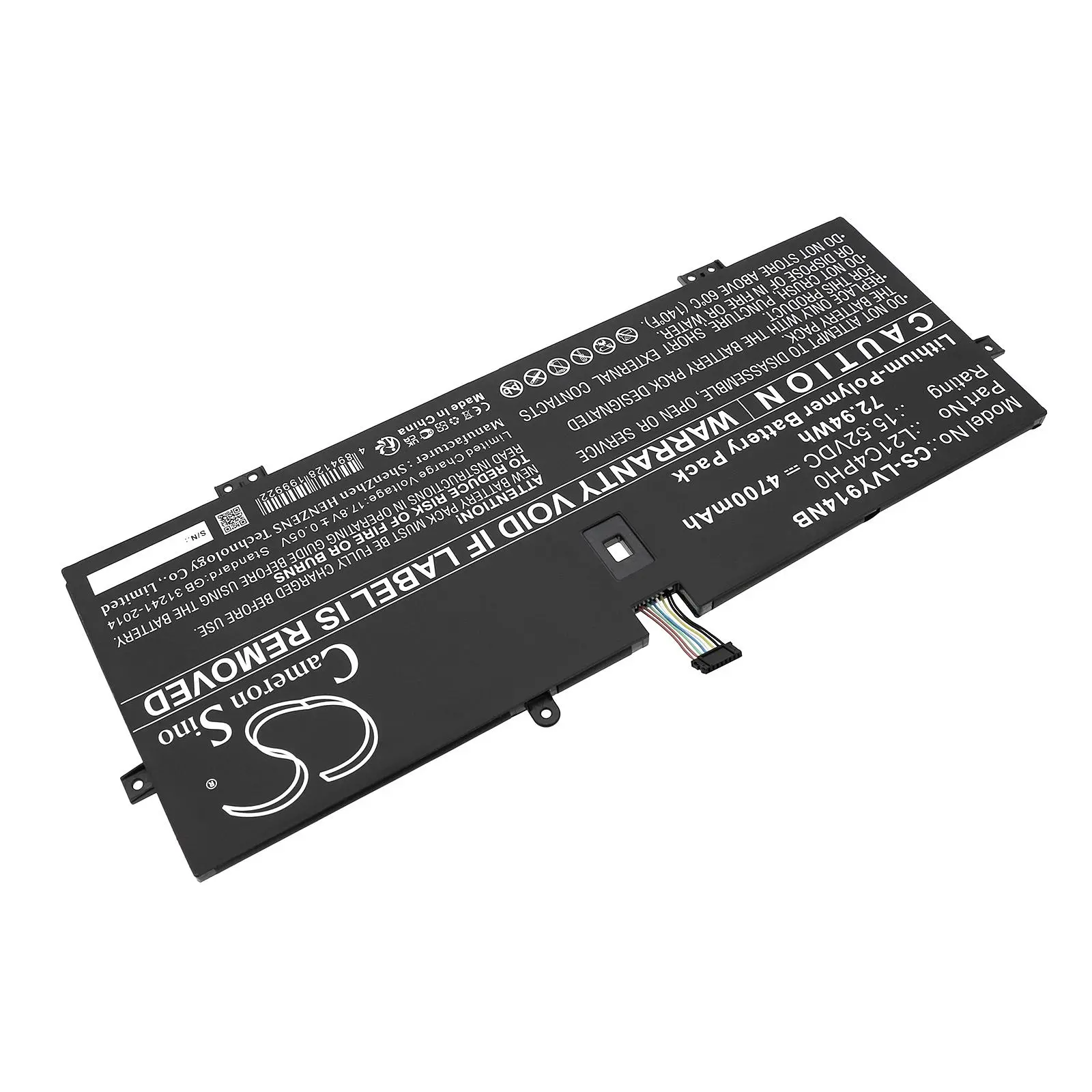 Батерия за лаптоп LENOVO Yoga 9 14IAP7 L21B4PH0 LiPo 15.52V 4700mAh CAMERON SINO - image 2