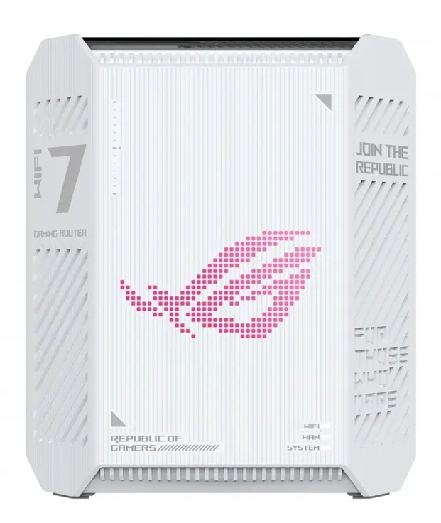 Рутер, Asus ROG Strix, GS-BE7200 Dual-band WiFi 7 (802.11be) Gaming Router, supports 4096-QAM, dual gaming ports, enhanced 5GHz long-range antennas, Smart Home Master, and commercial-grade AiProtection