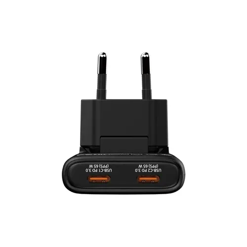 Зарядно устройство, Verbatim Fold 'n' Go GaN Charger 65W EU plug Black - image 7