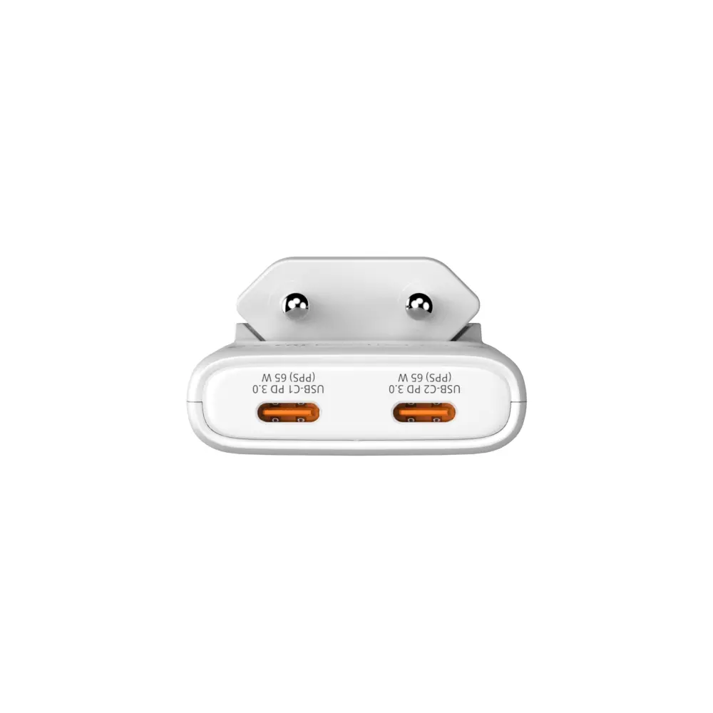 Зарядно устройство, Verbatim Fold 'n' Go GaN Charger 65W EU plug White - image 8