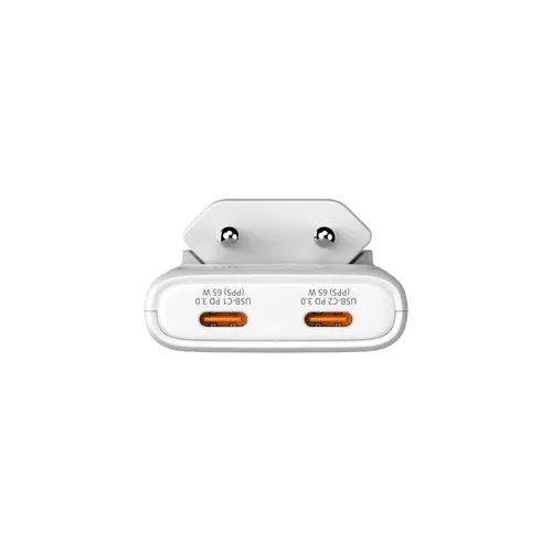Зарядно устройство, Verbatim Fold 'n' Go GaN Charger 65W EU plug White - image 8