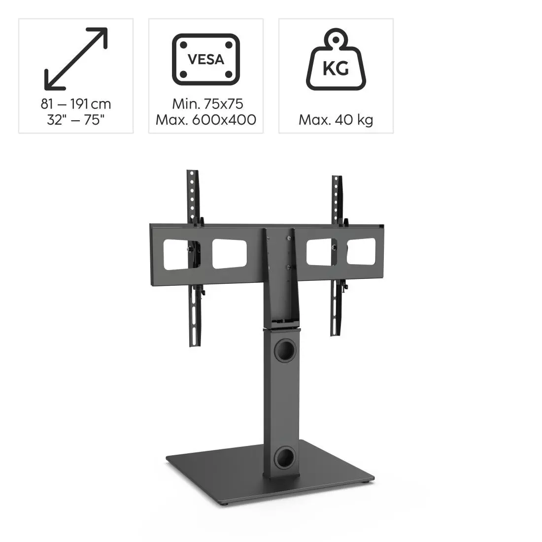 Стойка за TV Stand Fullmotion до 191 см / 75"/ до 40 кг - image 9