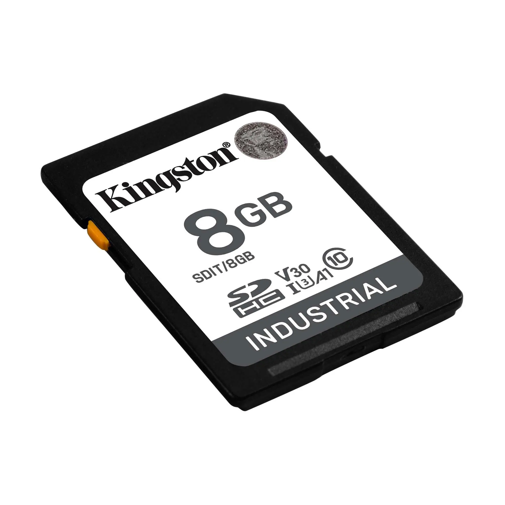 Карта памет Kingston 8GB SDHC Industrial C10, UHS-I, U3, V30, A1 - image 1