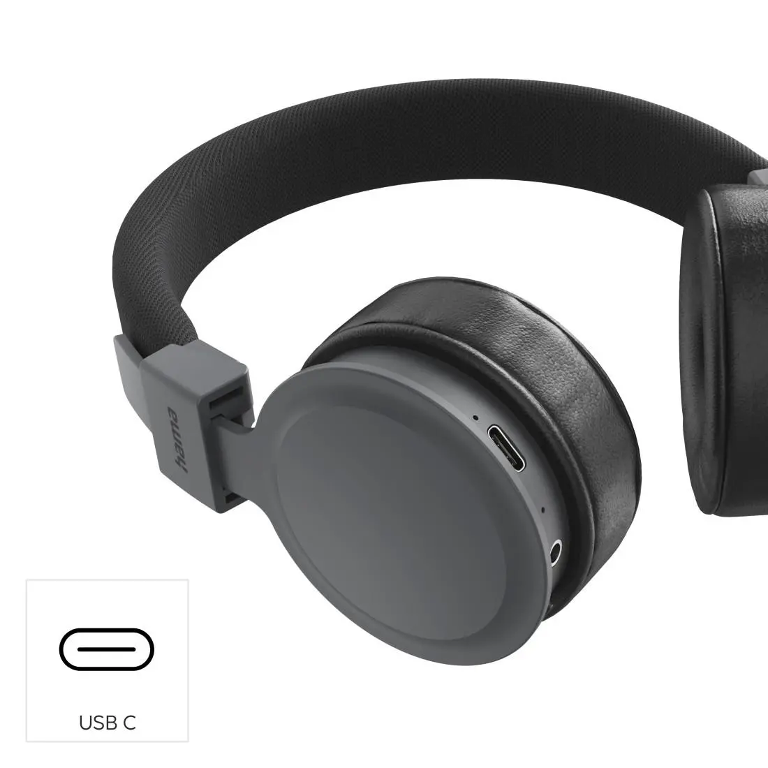 HAMA Слушалки с микрофон "Freedom Lit III" Bluetooth, On-Ear, черни - image 12
