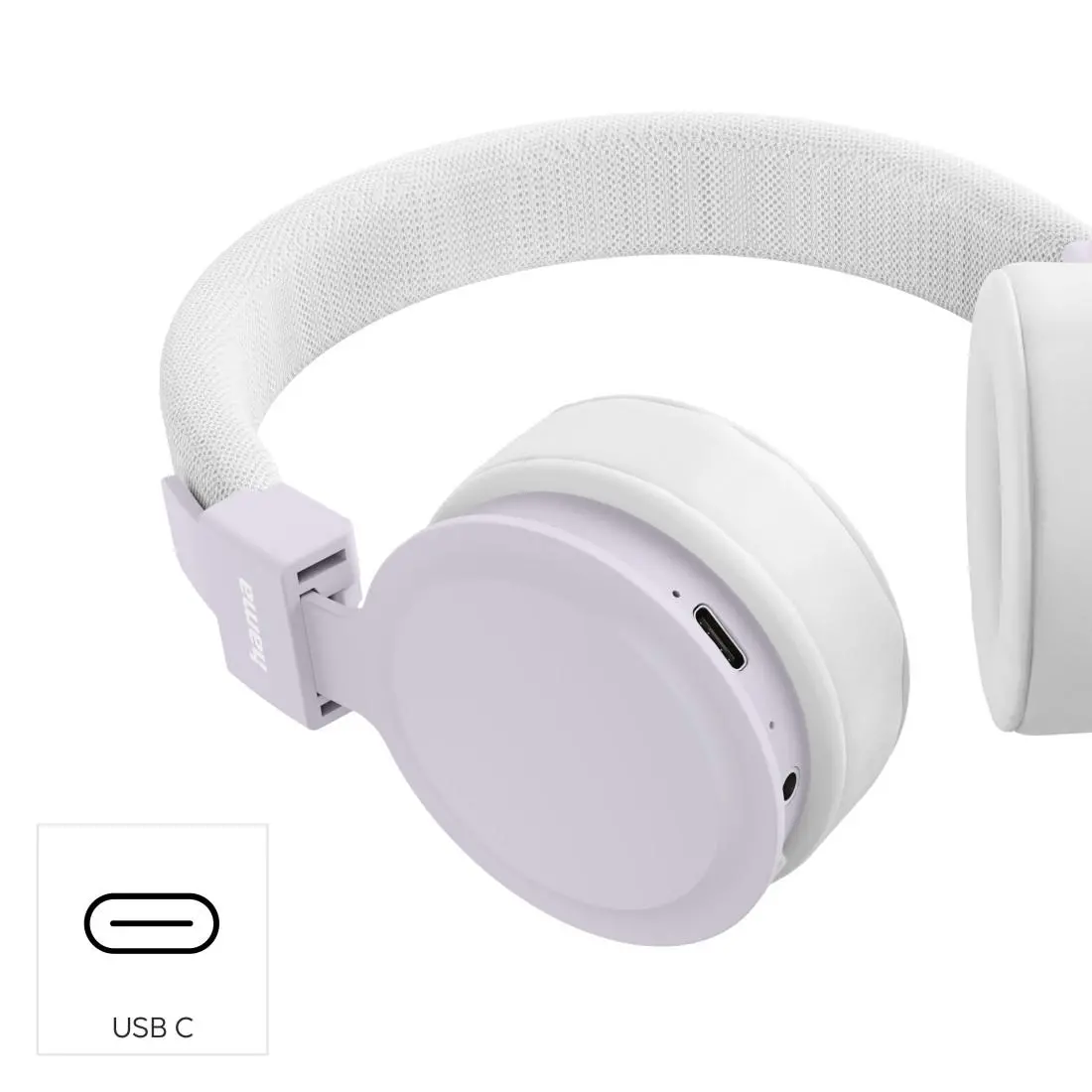 HAMA Слушалки с микрофон "Freedom Lit III" Bluetooth, On-Ear, бял - image 11