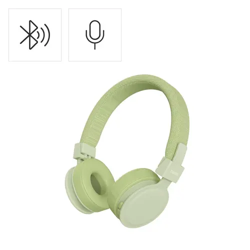 HAMA Слушалки с микрофон "Freedom Lit III" Bluetooth, On-Ear, зелен - image 9