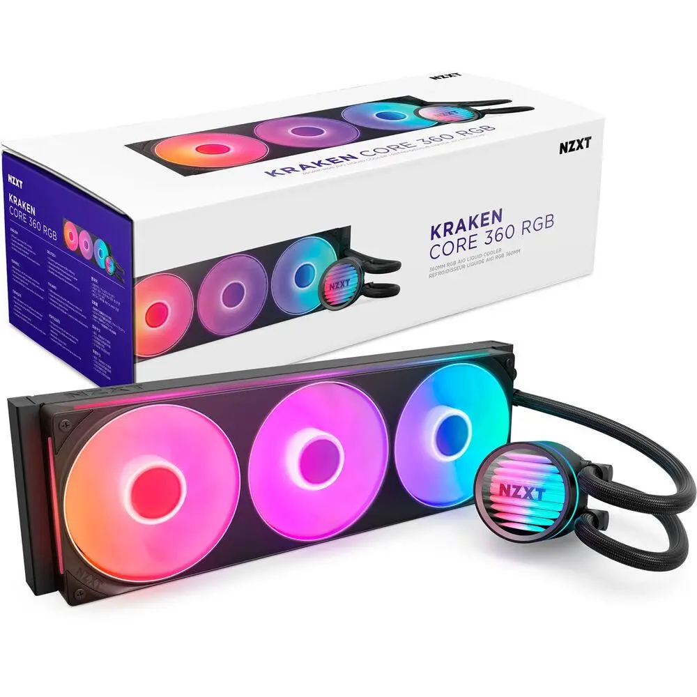 Охладител за процесор NZXT Kraken Core 360 RGB - image 2
