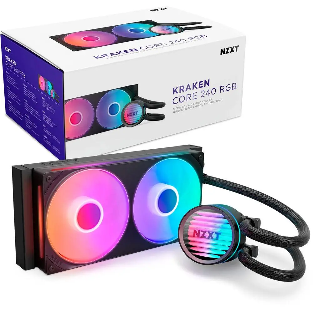 Охладител за процесор NZXT Kraken Core 240 RGB - image 3