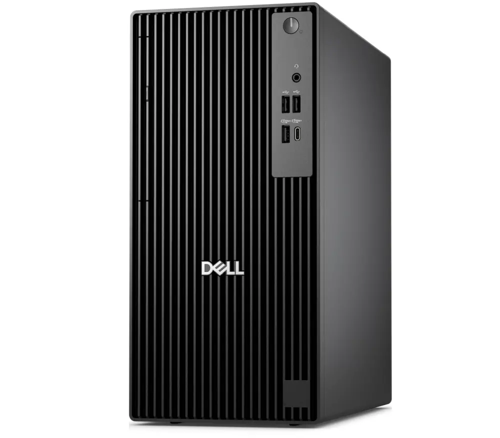 Настолен компютър, Dell Pro Tower QCT1250, Intel Core i5-14500 vPro (14 cores, up to 5.0GHz), 8 GB: 1 x 8 GB, DDR5, up to 4800 MT/s, 512GB SSD, Integrated Graphics, Keyboard&Mouse, 180W, Ubuntu, 3Y PS - image 1