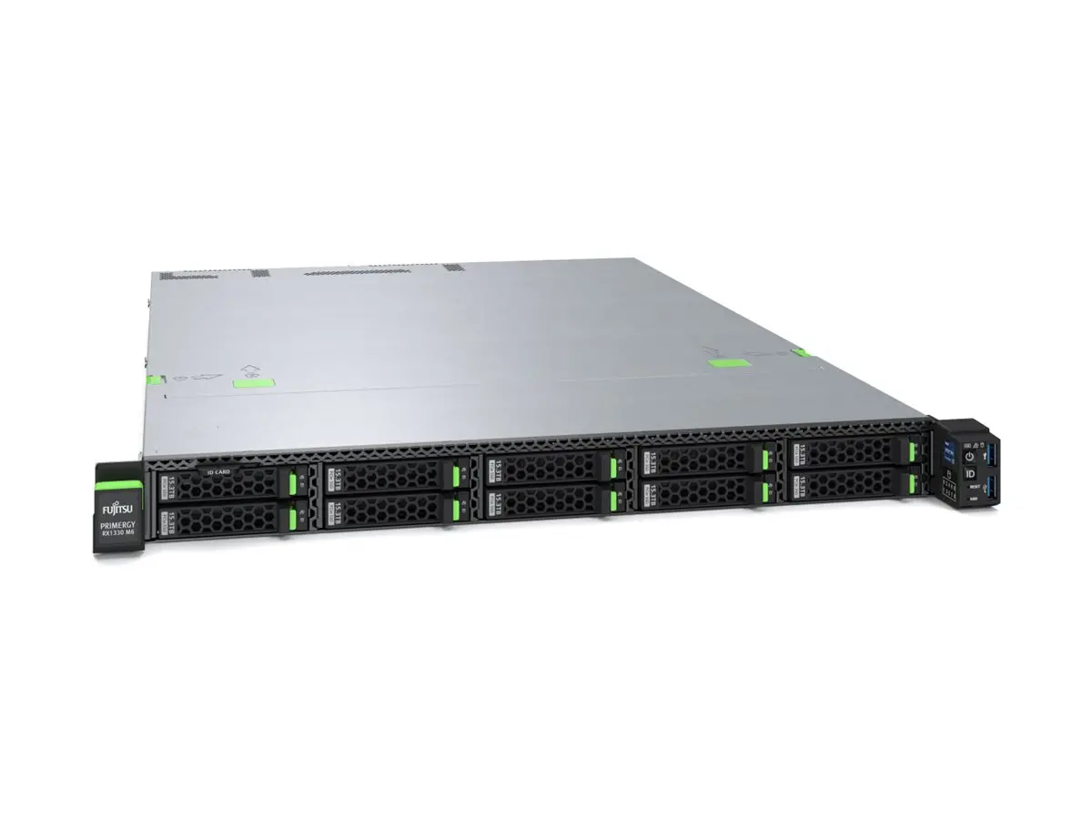 FUJITSU RX1330 M6 Xeon 6353P 8C/16T 2.70 GHz 1x32GB DDR5-4800 2Rx8 8x2.5inch 2x1Gb + 1Gb iRMC adv. eLCM TPM 2.0 2x500W RPS Rack kit - image 9