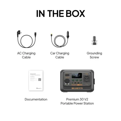 Bluetti Преносима електростанция Portable Power Station Premium 30 V2 - image 10