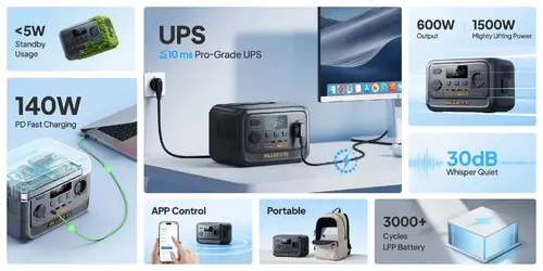 Bluetti Преносима електростанция Portable Power Station Premium 30 V2 - image 6