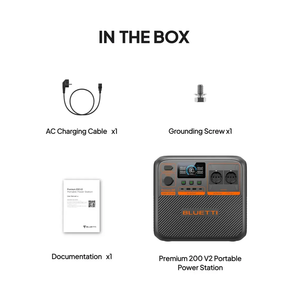 Bluetti Преносима електростанция Portable Power Station Premium 200 V2 - image 12