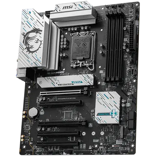 MSI B760 GAMING PLUS WIFI DDR4, LGA 1700, 4xDDR4, ATX, Dual Channel DDR4 5333(OC)MHz, 5x sloturi PCIe x16, 2x sloturi M.2, 1x HDMI, 1x DP, 2x USB 3.2 - 2