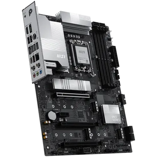 MSI PRO Z890-P WIFI6E, LGA 1851, Dual Channel DDR5 up to 9200(OC)MHz, 3x PCIe x16 slots, 4x M.2 slot, 4x USB 2.0, 2x USB 3.2 Gen 1, 1x USB 3.2 Gen 2, 1x USB 3.2 Gen 2 Type-C, 1x HDMI, 1x DP, 5Gbps LAN, WIFI6E, 7.1 Audio, 3Y - image 2