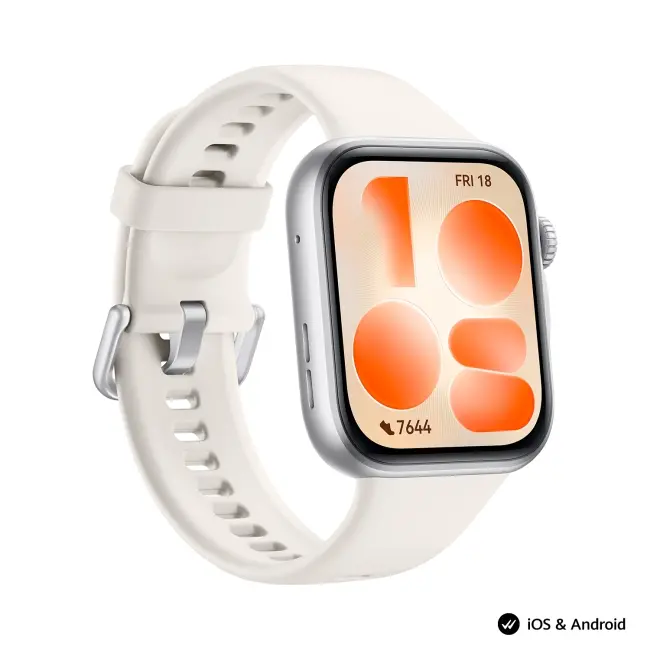 Часовник, Huawei Watch Fit 5 Niki-B19F White - image 3