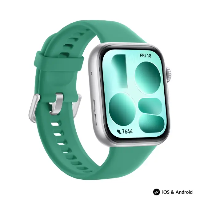 Часовник, Huawei Watch Fit 5 Niki-B19F Green - image 3