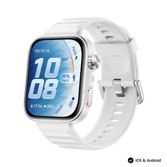 Часовник, Huawei Watch Fit 5 Pro Niki-B29FS White - image 1