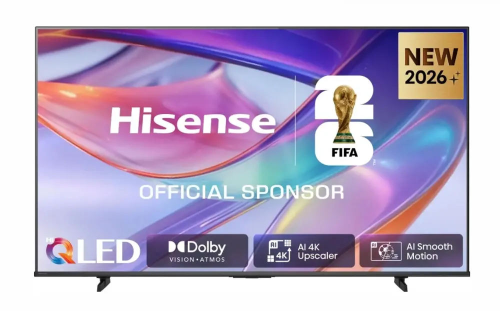Телевизор, Hisense 55" E7S, 4K Ultra HD 3840x2160, QLED, Quantum Dot, HDR 10+, HLG, Dolby Vision, DTS Virtual X, Smart TV, WiFi, Light Sensor, BT, Anyview Cast, 3xHDMI, 2xUSB, LAN, CI+, DVB-T2/C/S2, Black