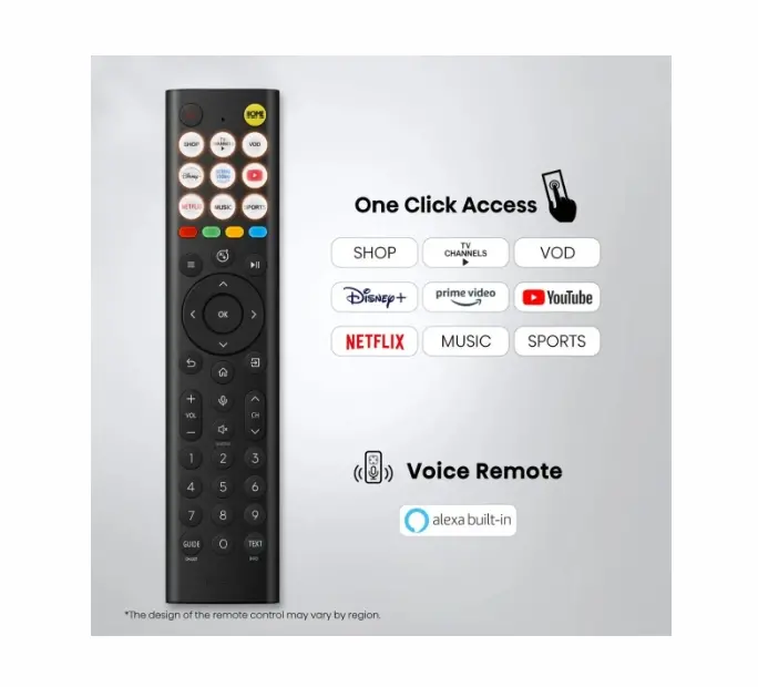 Телевизор, Hisense 55" E7S, 4K Ultra HD 3840x2160, QLED, Quantum Dot, HDR 10+, HLG, Dolby Vision, DTS Virtual X, Smart TV, WiFi, Light Sensor, BT, Anyview Cast, 3xHDMI, 2xUSB, LAN, CI+, DVB-T2/C/S2, Black - image 2