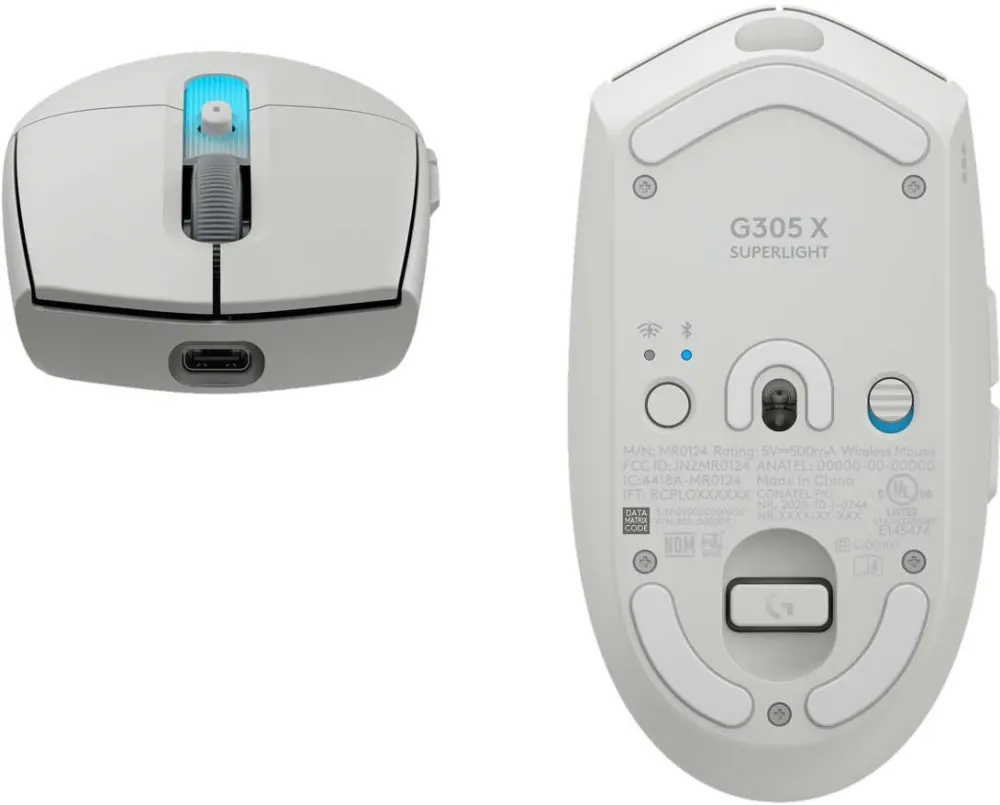 Мишка, Logitech G305 X Mouse, Superlight, WHITE-2.4GHZ-N/A-EER2-933-#933 - image 2