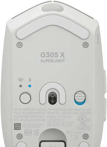 Геймърска безжична мишка Logitech G305 X Superlight - Бяла - image 2