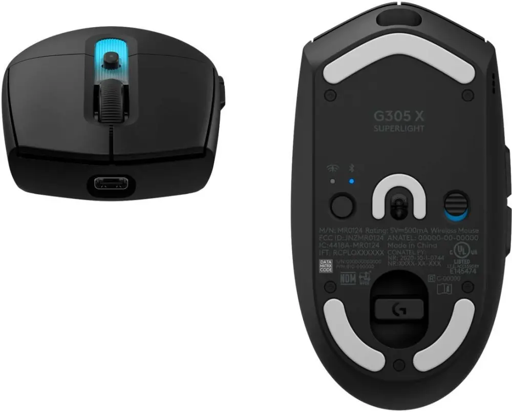 Мишка, Logitech G305 X  Mouse, Superlight, BLACK-2.4GHZ-N/A-EER2-933-#933 - image 3