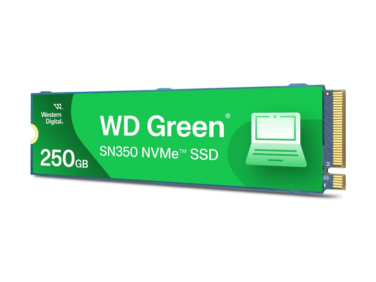 WD Green SN350 NVMe SSD 250GB M.2 2280 PCIe Gen3 - image 1