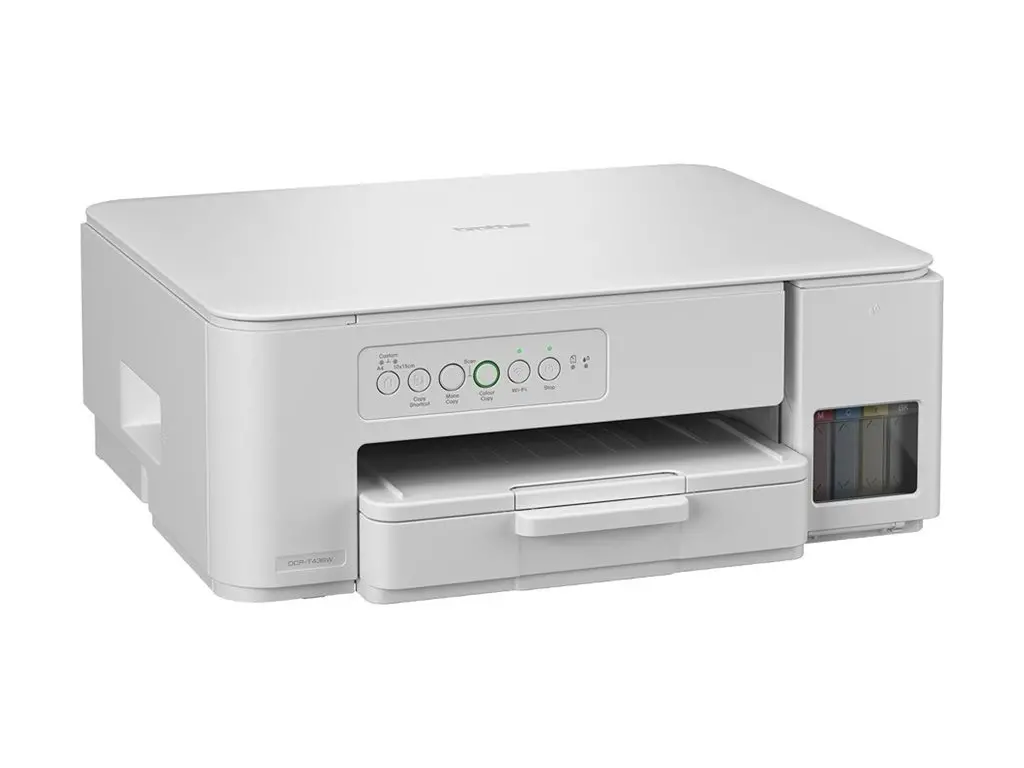 BROTHER DCPT436WYJ1 Color Inkjet A4 MFP Ink Tank System 16/9ipm Wireless AirPrint White - image 5
