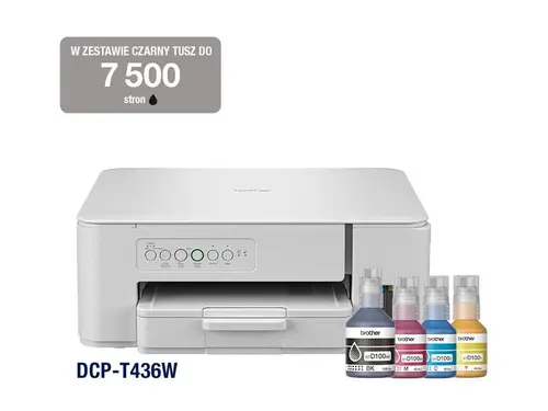 BROTHER DCPT436WYJ1 Έγχρωμο Inkjet A4 MFP Ink Tank System 16/9ipm Ασύρματο AirPrint Λευκό - 1