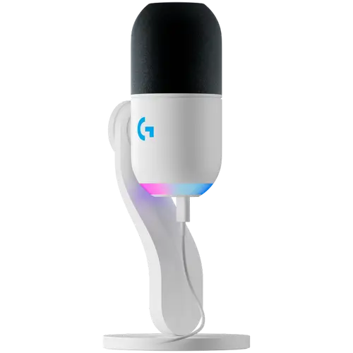 LOGITECH G Yeti GX RGB Gaming Microphone - LIGHTSYNC - OFF WHITE - USB