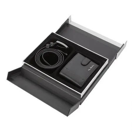 Мъжки комплект портфейл и колан Pierre Cardin - 120 см - image 1