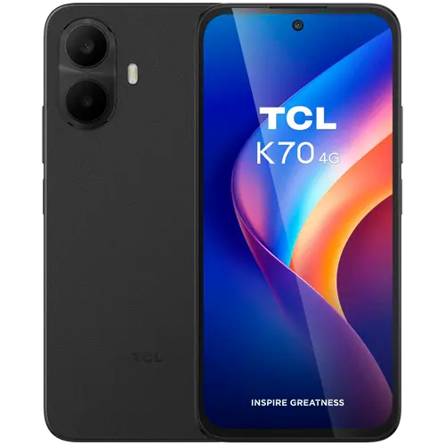 TCL K70 5G Smartphone, 6.8'' Display 120Hz, Snapdragon 4 Gen 2, 4GB RAM, 128GB, Cameră 50MP, Baterie 5200mAh, Încărcare rapidă 18W, IP64, 5G - 1