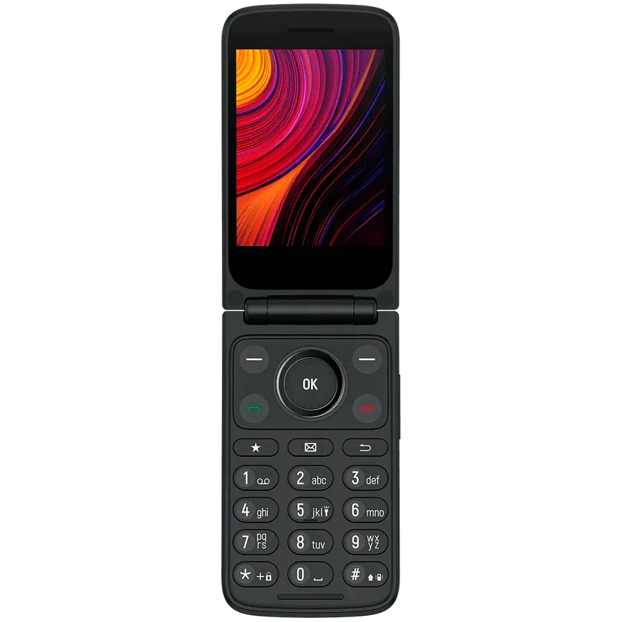 TCL ONETOUCH 4043 Κινητό τηλέφωνο flip, 3.2'' Κύρια + 1.77'' Εξωτερική οθόνη, Κάμερα 2MP, 4G VoLTE, Dual SIM, 1380mAh - image 1