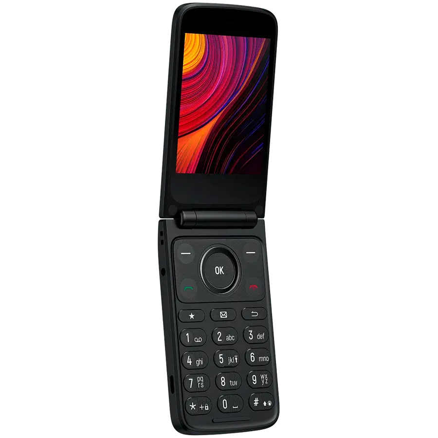 TCL ONETOUCH 4043 Κινητό τηλέφωνο flip, 3.2'' Κύρια + 1.77'' Εξωτερική οθόνη, Κάμερα 2MP, 4G VoLTE, Dual SIM, 1380mAh - image 2