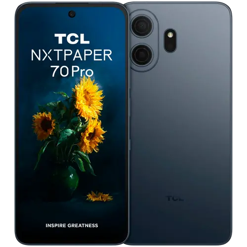 TCL NXTPAPER 70 Pro Smartphone, 6.9'' FHD+ 120Hz NXTPAPER Display, Dimensity 7300 (4nm), 8GB RAM, 512GB, 50MP OIS Camera, 5200mAh Battery, 33W Fast Charging, IP68, 5G - 1