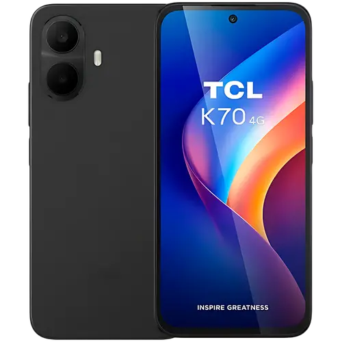 TCL K70 4G Smartphone, 6.8'' Display 120Hz, MediaTek Helio G100, 4GB RAM, 128GB, Cameră 50MP, Baterie 5200mAh, Încărcare rapidă 18W, IP64, 4G LTE - 1